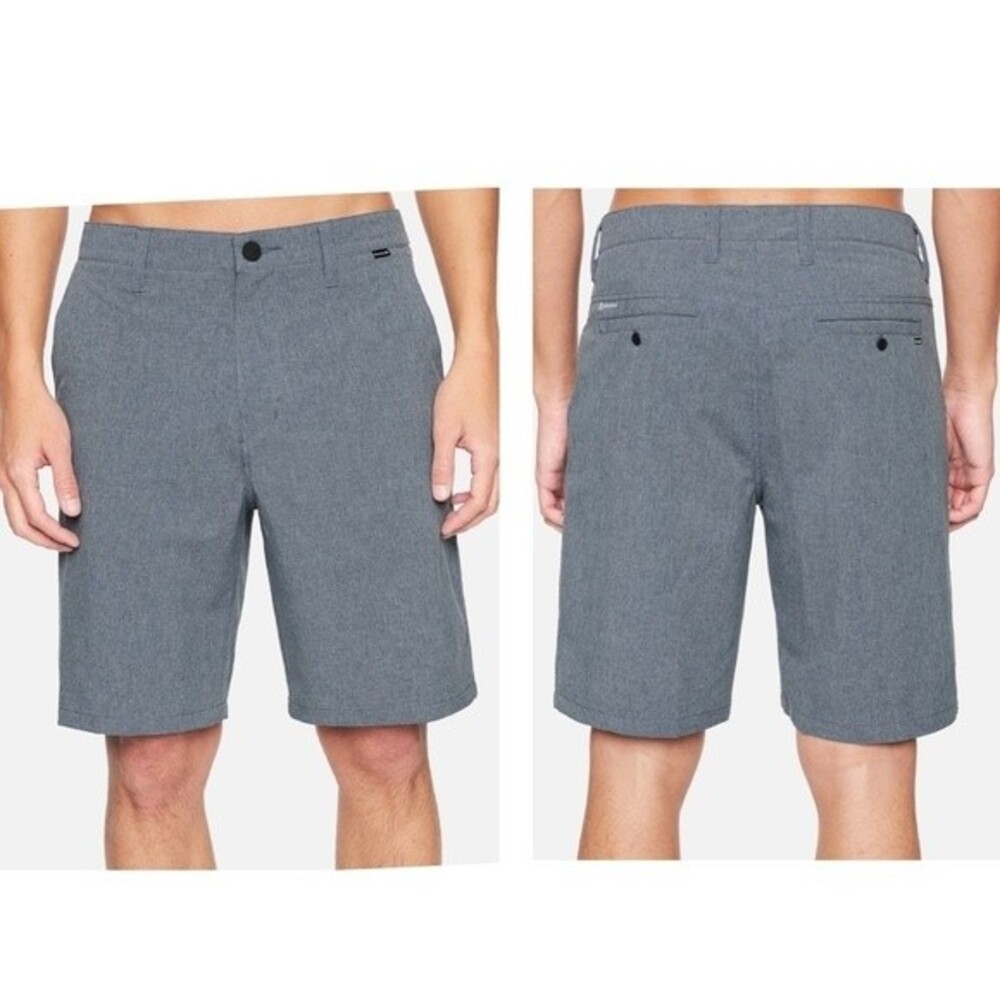 Hurley Phantom Walkshorts 20" in OBSIDIAN Grey 34 NWOT
